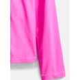 thumbnail image 3 of Wonder Nation Girls Hooded Rash Guard with Long Sleeves, Sizes 4-16, 3 of 3