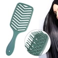 thumbnail image 1 of Cepillo de pelo curvo Colco para peinar Reducir el encrespamiento masajear cabelludo flexible suave, 1 of 8