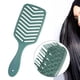 thumbnail image 2 of Cepillo de pelo curvo profesional que no tira del pelo, flexible para peinar, grande Verde oscuro, 2 of 7