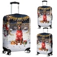 thumbnail image 2 of Happy New Year 2026 Doberman Pinscher Holiday Balloons Party Snow Travel Luggage Cover Doberman Dog Lover Gifts Suitcase Dust Protective Decor - 13018, 2 of 5
