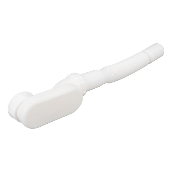Bathtub Drain Pipe, 1 1/2 P Type Bathtub Shower Drain Pipe Erosive Resistant PVC for Sinks Basins