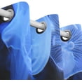 thumbnail image 3 of Coolnut Beautiful Jellyfish Thermal Insulated Blackout Grommet Printed Window Curtain - 84x55 in - 100% Polyester 2 Panels, Stitchingstyles, 3 of 6