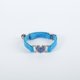 thumbnail image 1 of Collar de gato Heart Bling con cinturón de seguridad y campana ajustable de 8 a 10 pulgadas para gatos gatitos (azul), 1 of 5