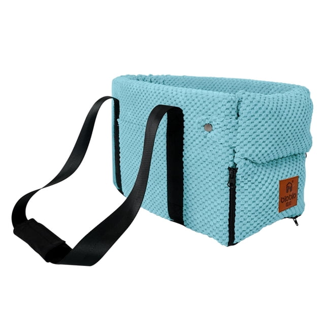 Seguridad Perro Asiento Strap Strap Detachable portátil portátil portátil Lavable portátil para Babros Box Perrito Medium Perrito Cat - Azul Colco Asiento de coche de cachorro