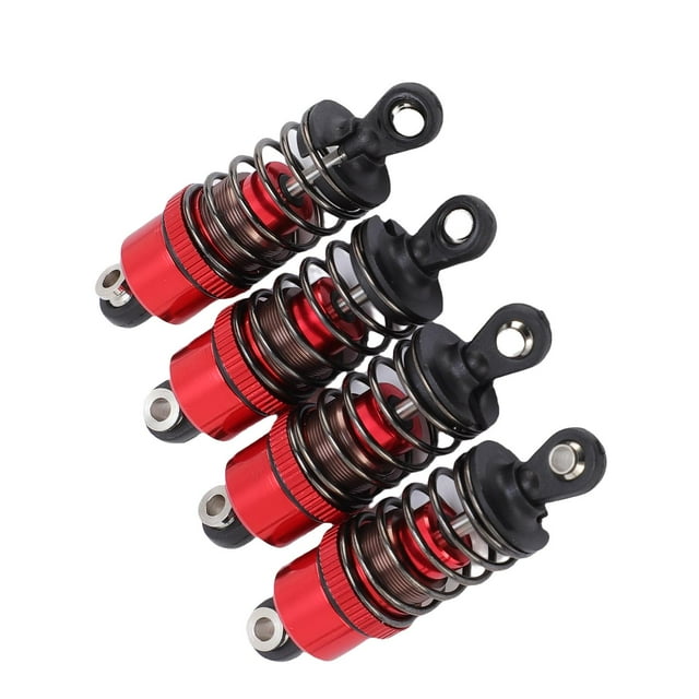 4PCS 52mmRC Oil Shock Absorbers, Aluminum Alloy Hydraulic Damper Set for 1 10 Scale RC Cars, High Performance Suspension Upgrade Kit