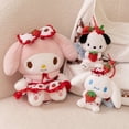 thumbnail image 2 of Sanrio Hello Kitty Melody Kuromi Pacha perro canela perro fresa fresca muñeco de peluche colgante, 2 of 5