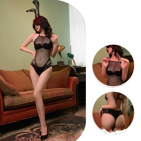 

Silk Stockings for Women Women Transparent Hollow Hanging Stockings And Net Socks Sexy Lingerie Black One Size