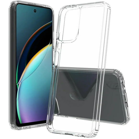 Clear Case for Motorola Moto G Play 2024, Aquaflex Semi-Flexible TPU [Shock Absorbing] Transparent Phone Cover