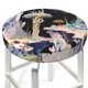 thumbnail image 3 of Balery Cute Mushroom Landscape Fundas de asiento para taburete de bar redondo de tela de terciopelo ajustables que protegen de arañazos y manchas para sillas de 14 a 17 pulgadas.-13 inch, 3 of 7