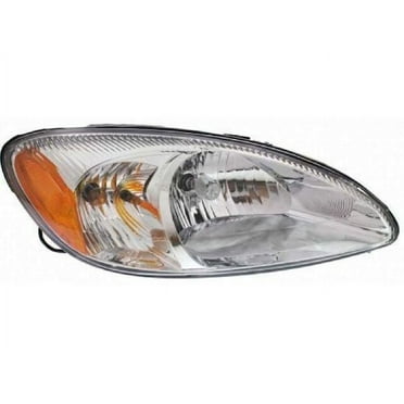 Right Passenger Side Headlight Assembly - Compatible with 2000 - 2007 Ford Taurus (without 2003 Centennial Package) 2001 2002 2004 2005 2006