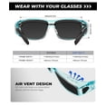 thumbnail image 7 of KALIYADI Fit Over Wrap Sunglasses Polarized Sun Glasses:Wrap Around Eyeglasses for Men and Women with UV Protection for Driving, 7 of 7