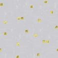 thumbnail image 3 of Lavoie, Tina 15x15 Black Modern Framed Museum Art Print Titled - Grey Linen Golden Squares Confetti, 3 of 5