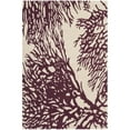 thumbnail image 2 of SAFAVIEH Bella Pascal Floral Coral Wool Area Rug, Beige/Purple, 5' x 5' Round, 2 of 9