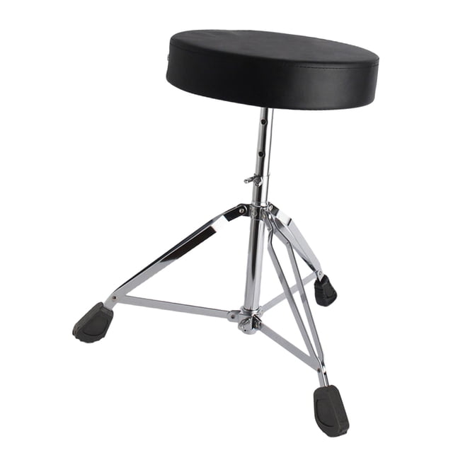 Taburete de tambor Sunnimix Trono del tambor con asiento acolchado altura ajustable plegable
