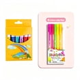 thumbnail image 2 of Puffy Paint Markers 6 Pack, 3D Jelly Pens, Raised Dimensional Drawing Set, DIY Art Supplies for Crafts, Cards & Notebooks, Non-Toxic Popcorn Texture Ink, 2 of 7