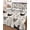 Beige, variant on Quilts Queen Size Bedding Set, Rooster Farmhouse Black Reversible Summer Quilt 3 Pieces, Farm Animals Simple Art Modern Lightweight Bedspreads Coverlets with 2 Pillow Shams for All Seasons