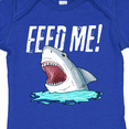 thumbnail image 4 of Inktastic Feed Me with Shark Head Boys or Girls Baby Bodysuit, 4 of 5