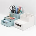 thumbnail image 1 of Pen Holder A4 Paper Storage Case Multi-functional File Cabinet Drawer Storage Box Office Desktop Organizer, 1 of 8