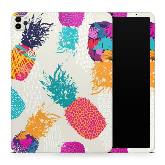 DesignSkinz Retro Summer Pineapple v2 Full-Body Skin Decal Wrap Cover for iPad (A1219/A1337)