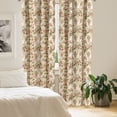 thumbnail image 2 of Ambesonne Autumn Window Curtains, Seasonal Fruits and Leafs, Each 28" W x 63" L, Sepia Multicolor, 2 of 4