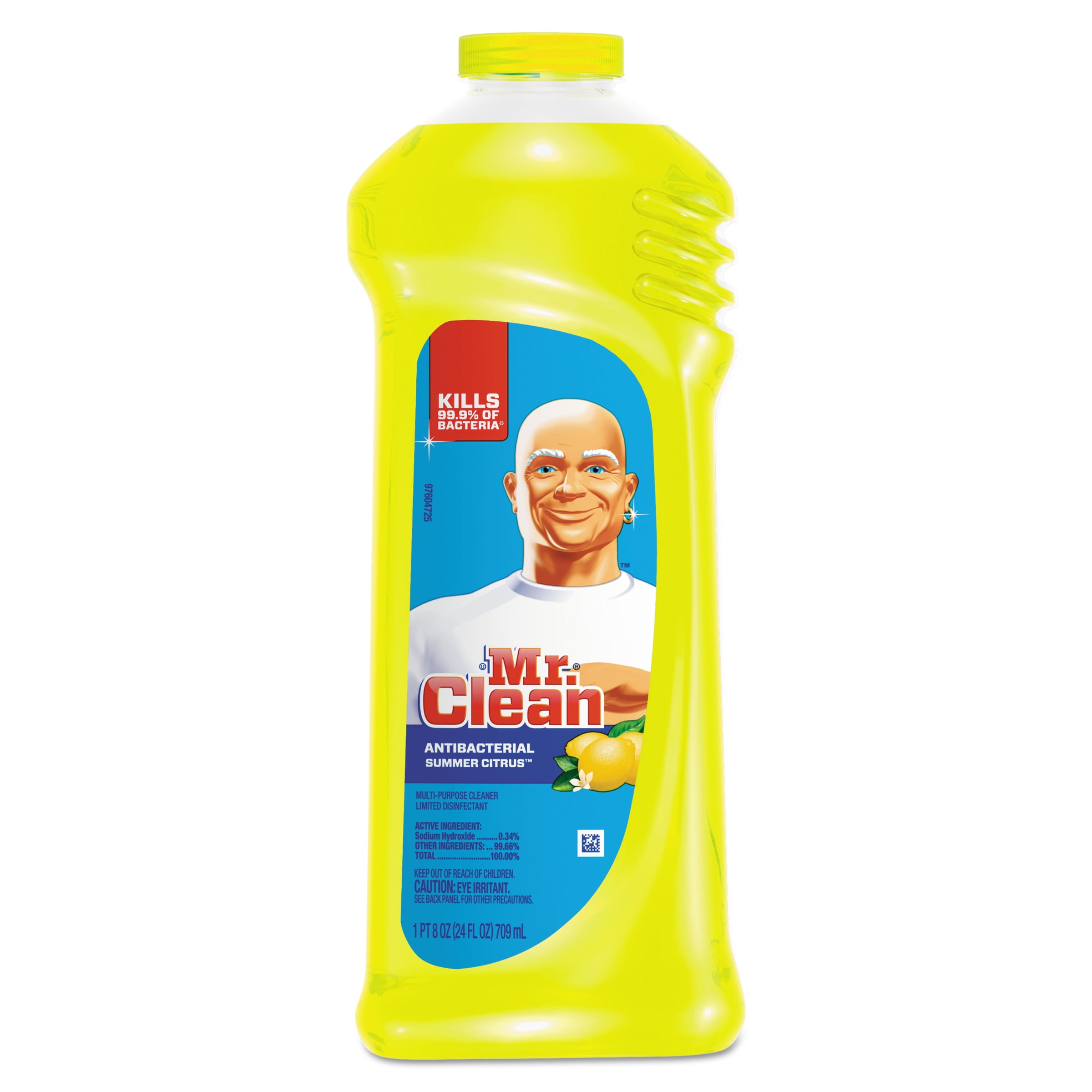 Mr. Clean MultiSurface Antibacterial Cleaner, Summer Citrus, 24 oz