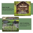 thumbnail image 3 of FRCOLOR 1pc Expandable Garden Fence Wall Fence Decor Wooden Climbing Plant Support Fence, 3 of 5