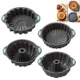 thumbnail image 5 of Homelife Silicone Cake Mold Nonstick Round Charlotte Cake Pan for Cheese Cake Chocolate BPA-Free Easy Release Fondant Molds Gift for Bakers, 5 of 13