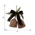 thumbnail image 3 of Adorno Navideño Colgante de Madera con Lazo | Lazo Rojo Festivo | Madera Natural | Decoración Navideña | Cascabel | Decoración para El Hogar | Regalo Ideal, 3 of 5