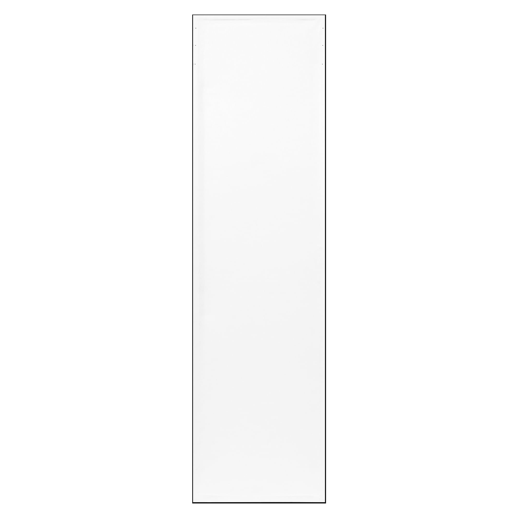 Mainstays 14.25" x 50.25" Black Modern Over the Door Mirror