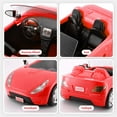 thumbnail image 3 of Coche Convertible Para Muñecas Vehículo De Muñeca Convertible De Color Rojo Profundo Brillante Con Cinturones De Seguridad Que Funcionan Regalo Ideal Aumenta La Diversión De Los Niños, 3 of 5