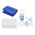 thumbnail image 2 of De Lavado de Riego de Oído, Safe 6 Consejos Desechables Transparentes Confiaciones 500 ml de kits de Limpieza de Oídos de 1.2 m Tomo de Silicona Para El Hogar para Niños, 2 of 7