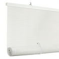 thumbnail image 2 of PowerSellerUSA Light Filtering Cordless Rollup Window Blinds, 72L x 30W Inches Oval Veranda Vinyl Roller Privacy Blind, Indoors-Outdoors Mount Simply Pull-Up from the Bottom Handrail, White, 2 of 7