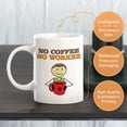 thumbnail image 3 of No Coffee No Workee Stick People Design 11oz Coffee Mug, 3 of 3