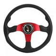 thumbnail image 3 of ACOUTO 350mm/14in Racing Car Sport Steering Wheel Deep Dish 6 Bolts Universal Modified Racing Steering, 3 of 8
