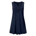 thumbnail image 4 of Iyufng Casual Summer Short Dresses for Women Round Neck Loose Fit Sleeveless Dress, 4 of 5
