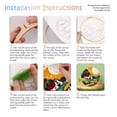 thumbnail image 4 of Wool Felting Kit for Beginners | Lighthouse Landscape (20cm with Frame), 4 of 4