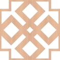 thumbnail image 4 of Ekena Millwork 15 3/8"W x 15 3/8"H x 3/8"T Medium Blendon Decorative Fretwork Wood Wall Panels, Alder, 4 of 6