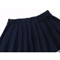 thumbnail image 2 of Beautifulfashionlife Faldas De Verano Plisadas Escocesas De Rayas Blancas Versátiles Para Mujer (2Xl Blue White Striple), 2 of 5