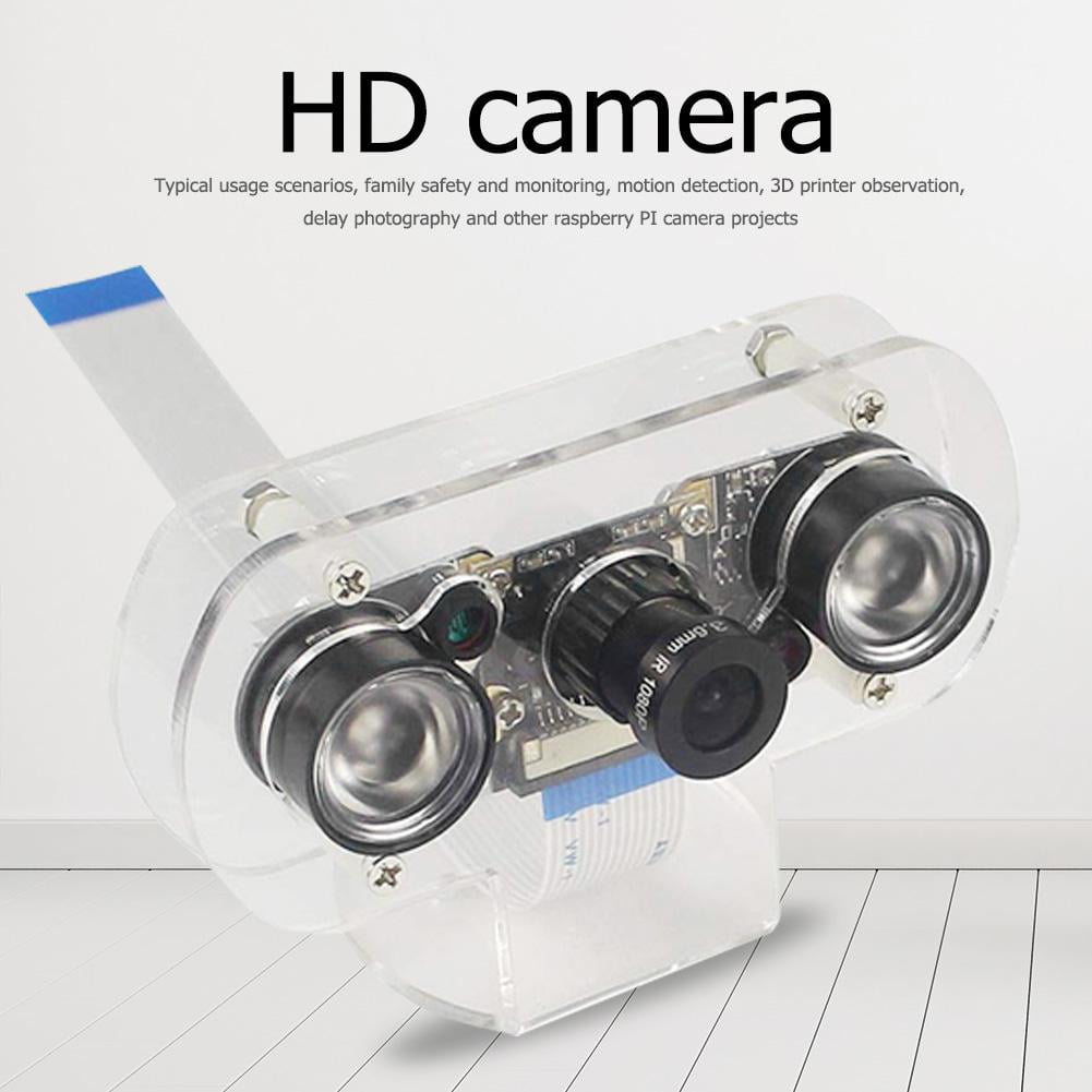 Night Vision Camera IR Sensor LED Light Case Heatsinks Kit for Raspberry Pi #OS