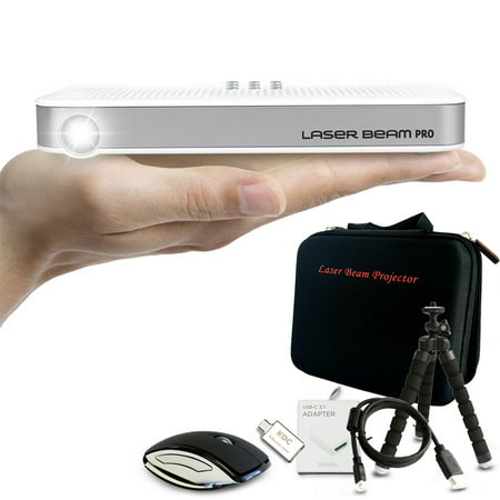 Laser Beam Pro C200 with Premium Accessory Set l Focus-Free, FDA Assessed Class 1 Laser, Handheld HD Portable