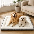 thumbnail image 3 of Dog Crate Mat Reversible Breathable Sleeping Pad for Small Medium Large Dogs and Cats, Cozy Xl Cooling Pet Mat Ideal As New Puppy Gift Pet Christmas Gift for Indoor Kennel, 3 of 4