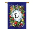 thumbnail image 4 of Breeze Decor 80085 Winter G Monogram 2-Sided Impression Garden Flag - 13 x 18.5 in., 4 of 7