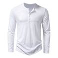 thumbnail image 3 of Camisa Con Botones Algodón Para Hombre, Manga Larga Botones, 3 of 7
