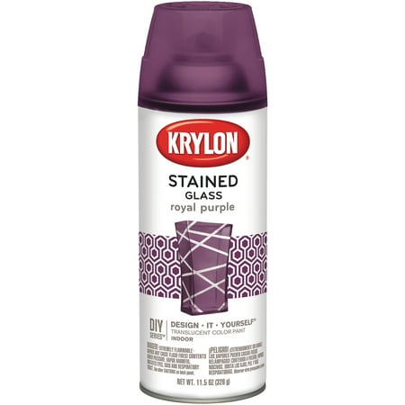 paint purple glass 5oz stained royal