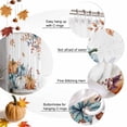 thumbnail image 5 of Shower Curtain 54"W x 78"L Fall Thanksgiving Pumpkins Autumn Leaves Fabric Shower Curtains Set with Hooks Water Repellent Bathroom Curtains Machine Washable Bathroom Accessories, 5 of 6