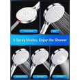thumbnail image 4 of Shower Head with High Pressure Hose - Water Saving Anti-Limescale Shower Head Rain Shower with 5 Types, 4 of 4