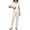 White-B, variant on Uaswgudfs Women's Nursing Button Front Short Sleeve Print Pajama Set, Soft Stretchy Sleepwear Comfortable Mom Loungewear