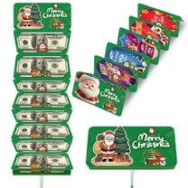 Ktoot 1Pcs Christmas Money Holder or Gift Card Holder with 10 Slots Surprise Christmas Xmas Gift Card Holder, for Cash Checks,Gift Cards or Santa Cash Supplies,Xmas Card Box