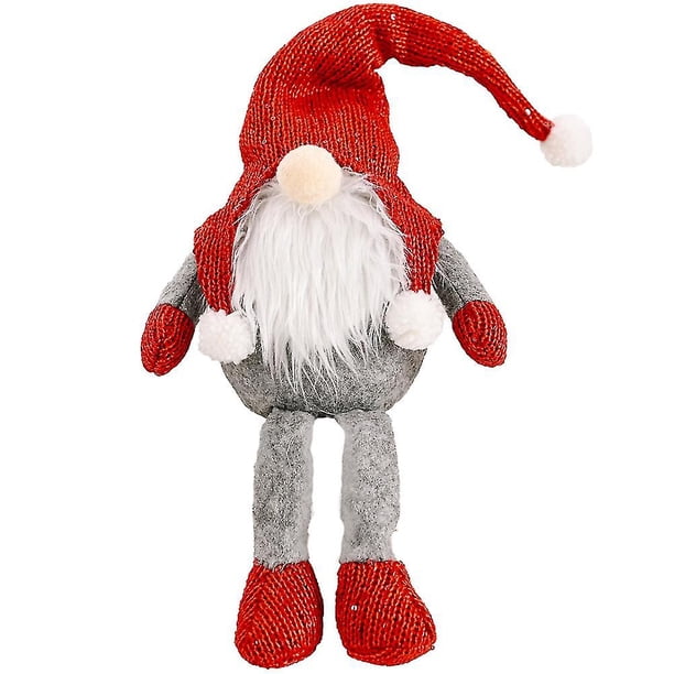 Fiesta en casa Navidad muñeco anciano sin rostro decoración de árbol de Navidad gnomo colgante