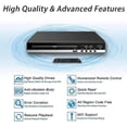 thumbnail image 4 of DVD player for TV with HDMI, all regions DVD player, CD player for home stereo system, HDMI & RCA cable included., 4 of 5